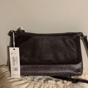 Hammitt Brown and Patterned Crossbody Bag